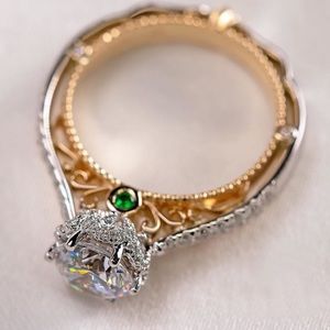 Two Toned Diamond Ring